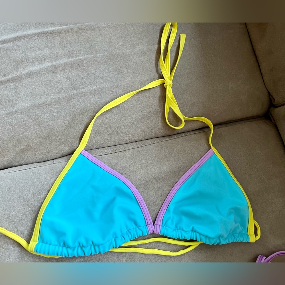 Victoria’s Secret Multi Colored 90’s String Bikin… - image 5